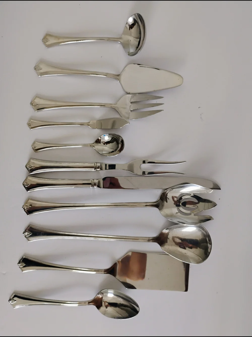 REED BARTON 18/10 STAINLESS STEEL FLATWARE Churchill Pattern Serving Utensils
